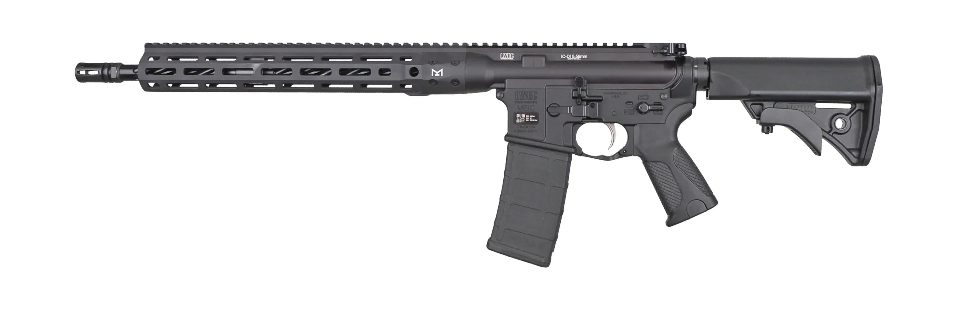 LWRC DI 5.56MM BLK 16.1" 30+1 M-LOK
